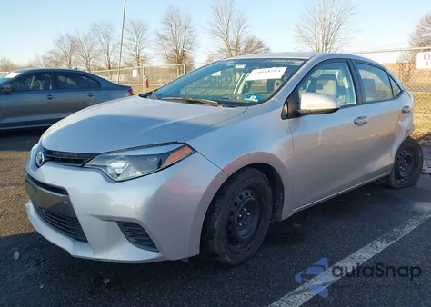 2016 Toyota Corolla Le из США, поврежденный, VIN 2T1BURHE4GC555406